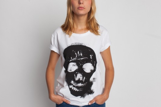 DUŻY ROZMIAR=DUŻY UPUST skull white SASHKA