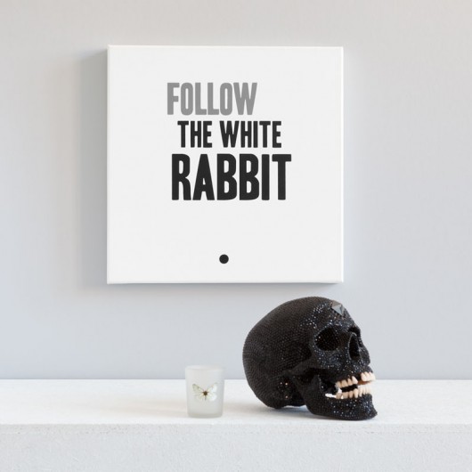 Płótno Follow The White Rabbit MintMouse