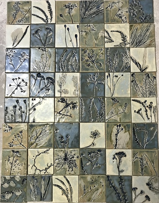 kafle i panele Ręcznie wykonane kafelki "Tajemniczy ogród"