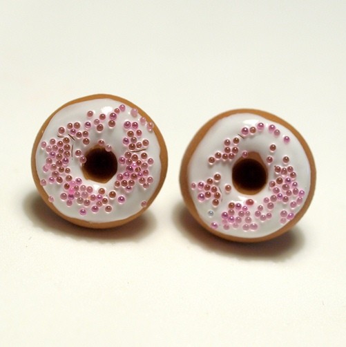 kolczyki donuty ciasteczkatynki