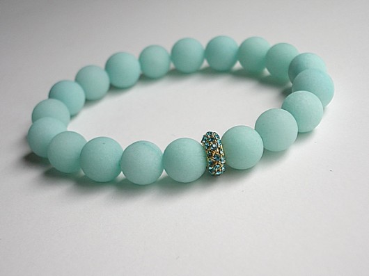 Powder blue  -bransoletka KiKa pracownia