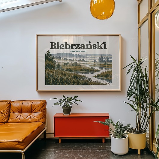plakaty Plakat Biebrzański Park Narodowy - Druk Pigmentowy