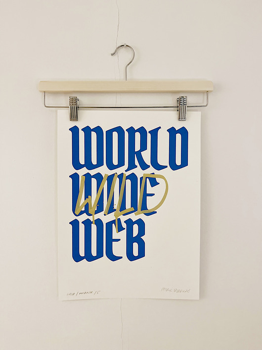 plakaty Plakat Sitodruk WILD / MARKER