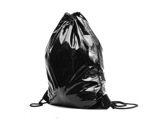 Plecak worek czarny lateks Pegiboy Blackpack L pegiboybags