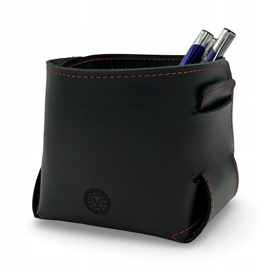 pokrowce i etui - organizery Skórzany Organizer na Biurko Pudełko Etui Wyjątkowy Design - Parker Quality