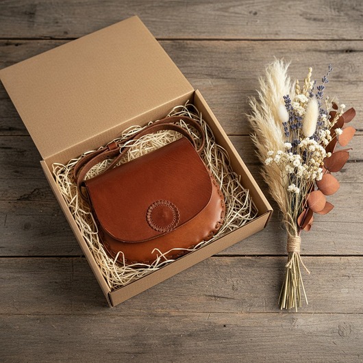 torby na ramię Torebka skórzana ręcznie robiona góralska Annita mała skóra naturalna