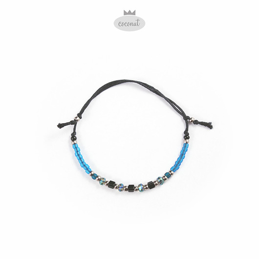 Bransoletka TOHO BLUE GLAM na sznurku COCONUT