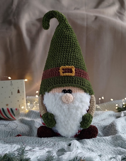 misie i maskotki Krasnal świąteczny , Maskotka skrzat, Dekoracja wnętrz, Prezent na święta