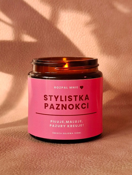 świece zapachowe Świeczka sojowa Stylistka Paznokci