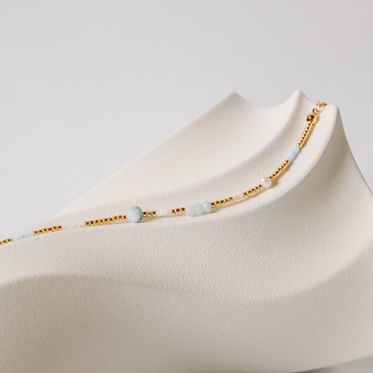 bransoletki z kamieni naturalnych ICE bransoletka z koralików z afirmacją