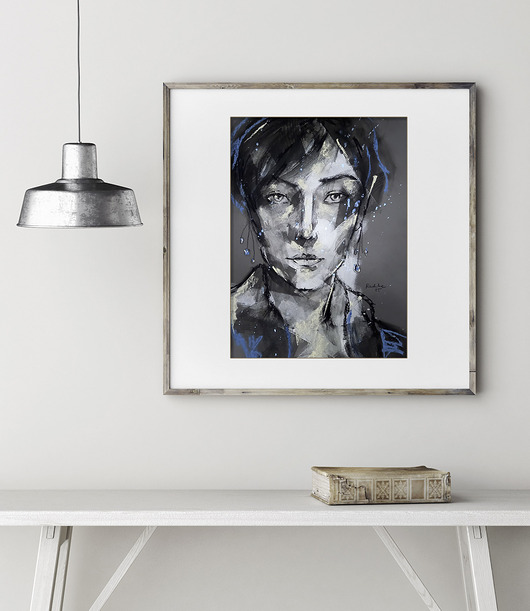 grafiki i ilustracje Lydia - rysunek B2 unikat