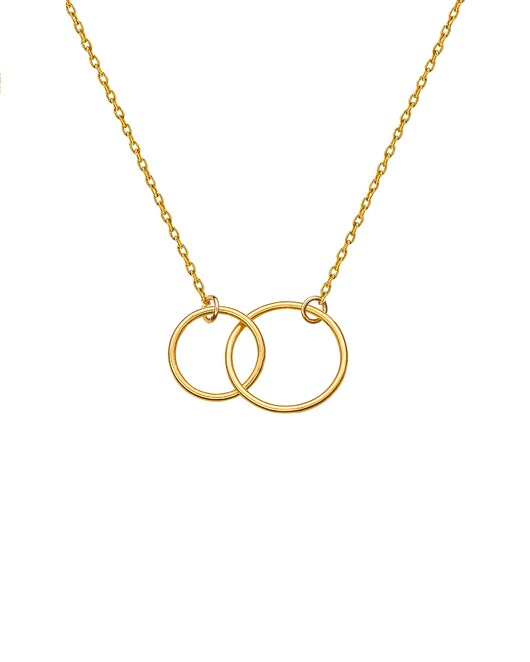  Naszyjnik "dwie karmy" - srebro 925 pozłacane Coccola JEWELLERY