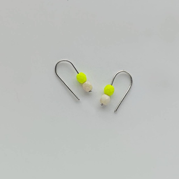 kolczyki z kamieniami Kolczyki OKRĄG