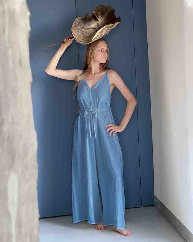 kombinezony damskie 100% TENCEL Kombinezon oversize