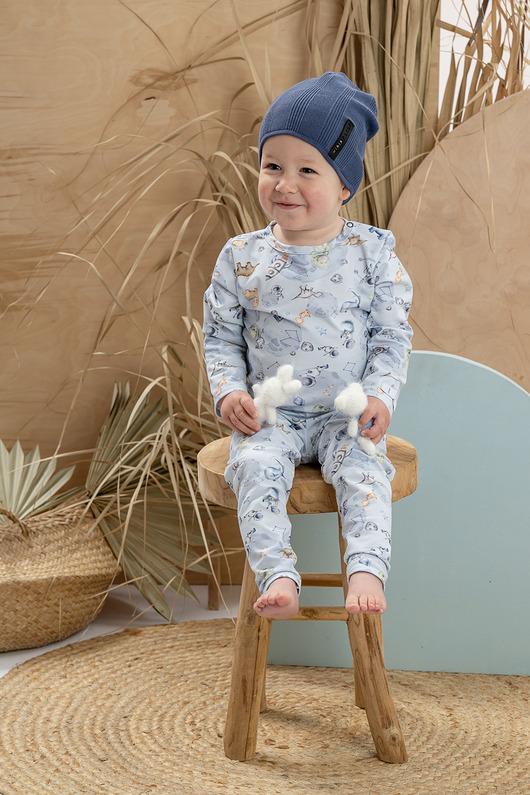 spodnie dla niemowlaka Legginsy niemowlęce TORGER organic cosmidino