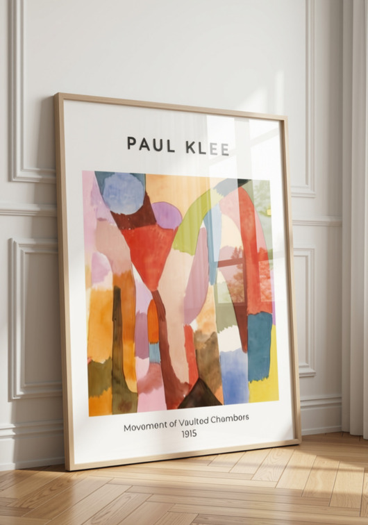 plakaty PLAKAT Paul Klee, plakat abstrakcyjny, sztuka ścienna