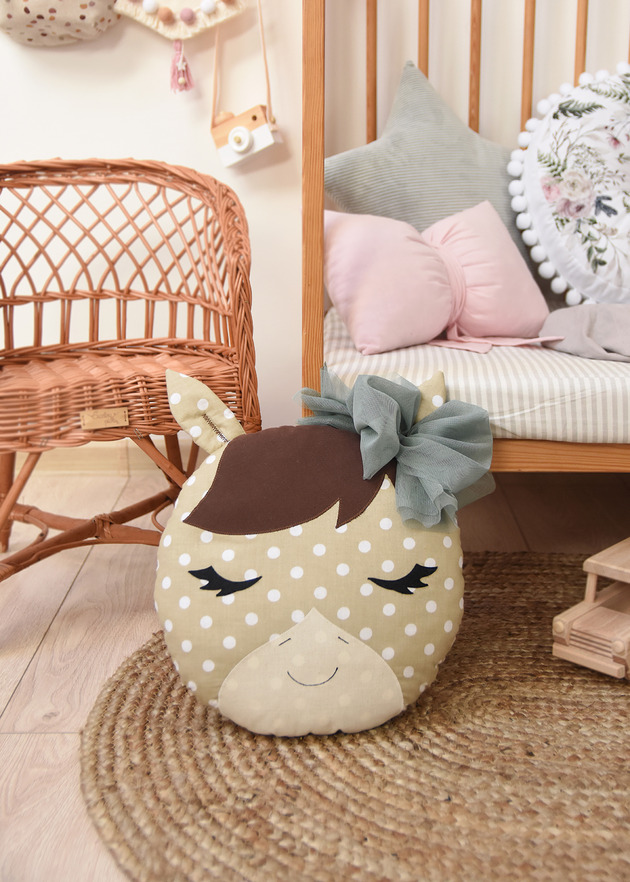 misie i maskotki Poduszka koń kucyk dekoracyjna