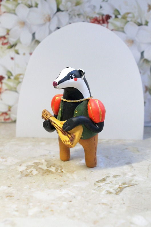 figurki i rzeźby Bard Borsuk