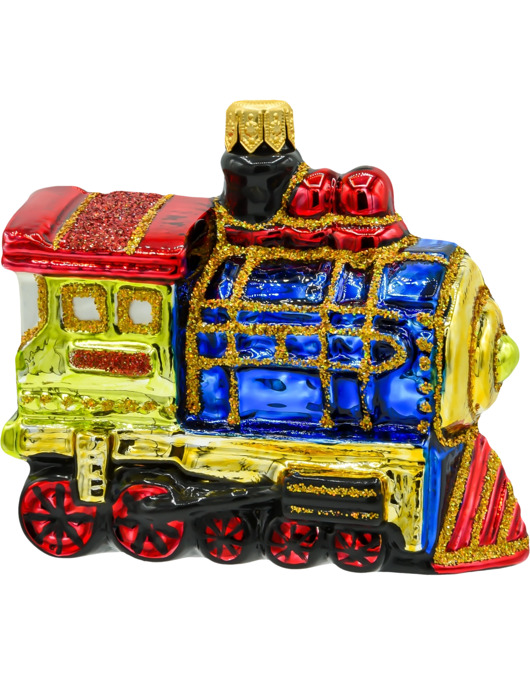 ozdoby choinkowe Bombka choinkowa: Kolorowa Lokomotywa: mała