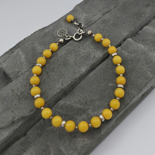 bransoletki z kamieni naturalnych Yellow - bransoletka
