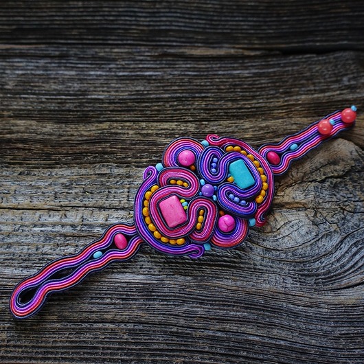 bransoletki soutache Mandisa -  etniczna bransoletka soutache