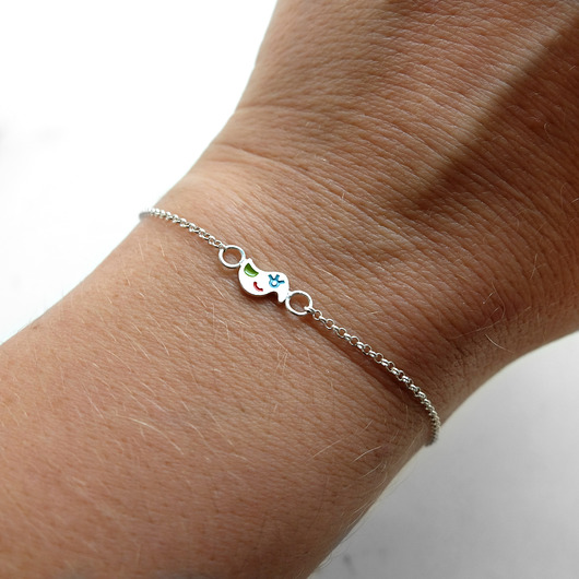 bransoletki srebrne Ptaszek (S) bransoletka