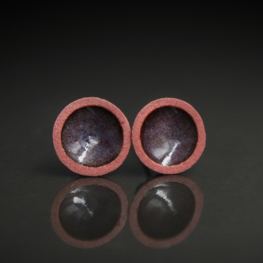 kolczyki ceramiczne Drobinki 11mm /stal chirurgiczna/
