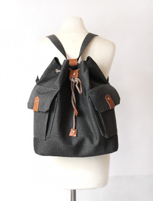 plecak - grey&leather- zamówienie elfagado