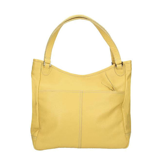 Żółta torebka skórzana Quotidiana marki Bolsa Bolsa