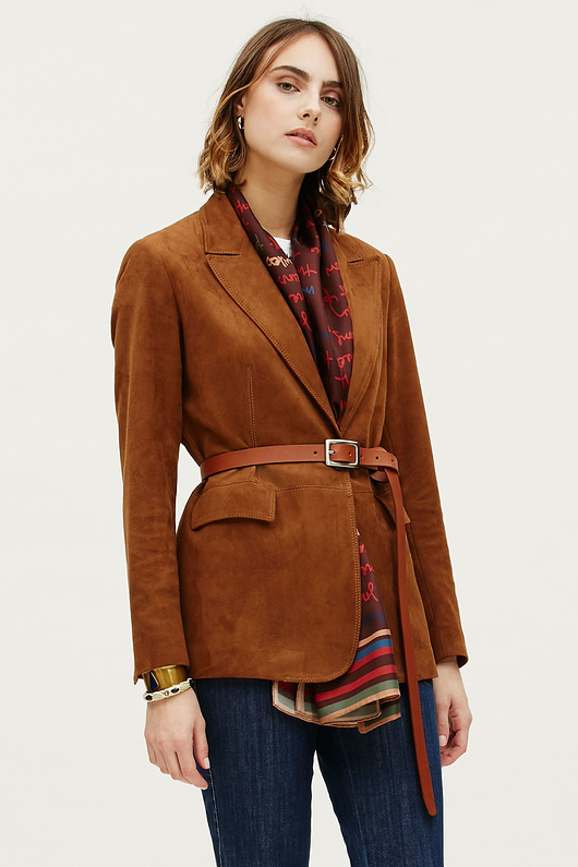 marynarki damskie piękna marynarka w modnym kolorze camel