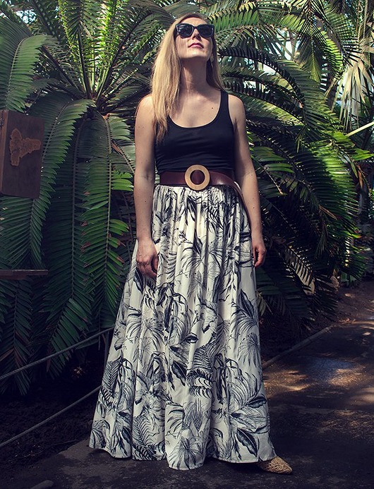 Spódnica STELLA maxi COCOON