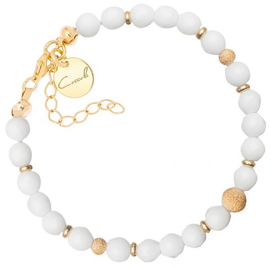 Bransoletka z jadeitów - srebro 925 Coccola JEWELLERY