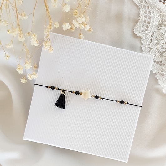 bransoletka z gwiazdką LEI handmade 