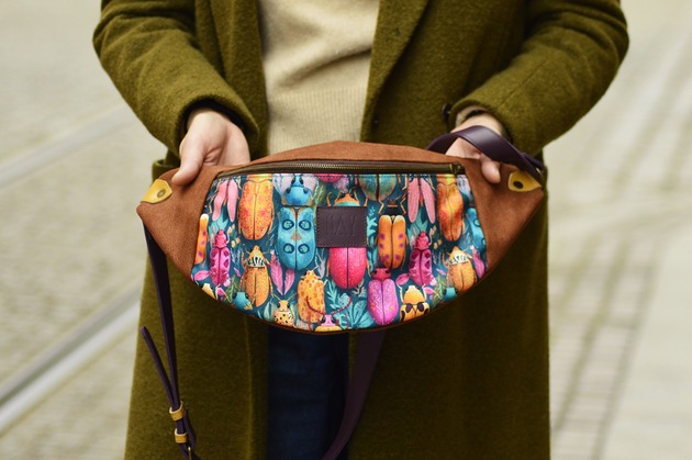 saszetka nerka Nerka XL Żuczki