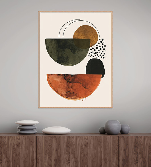 plakaty Geometria natury - Plakat, druk - Minimalizm, Boho, Loft #73