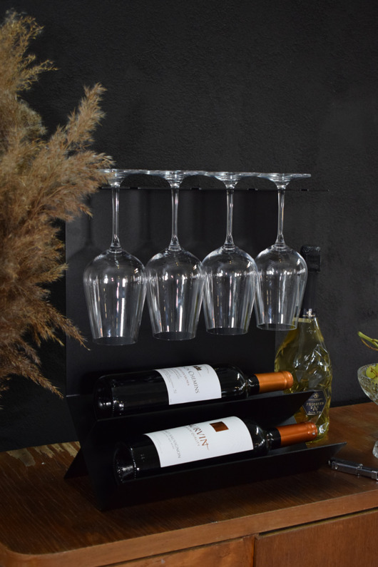 organizery Stojak na wino Rosso II