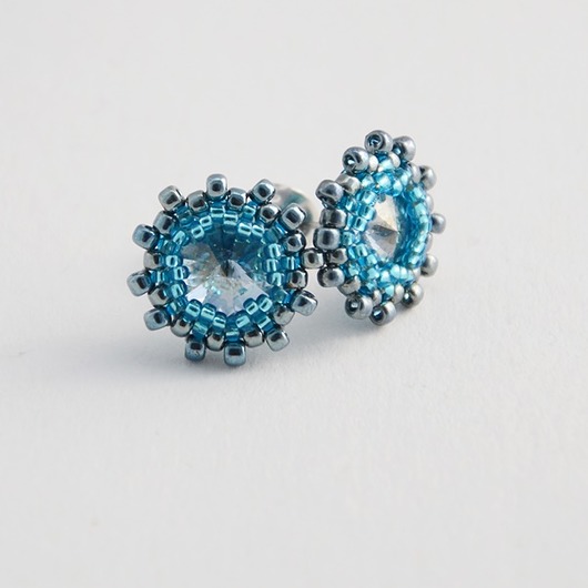 kolczyki swarovski Kolczyki Swarovski Blue