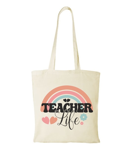 torby na zakupy Torba bawełniana "Teacher life"