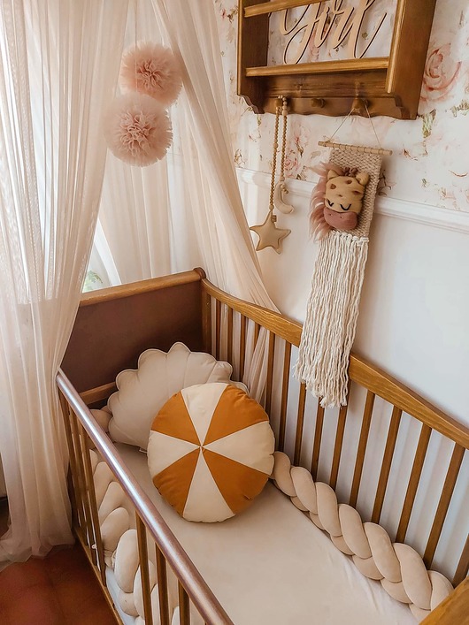 akcesoria do łóżeczek Makrama dziecięca żyrafa