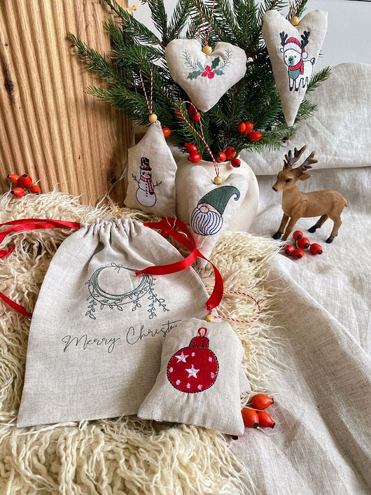 ozdoby choinkowe Świąteczne ozdoby pachnące - V