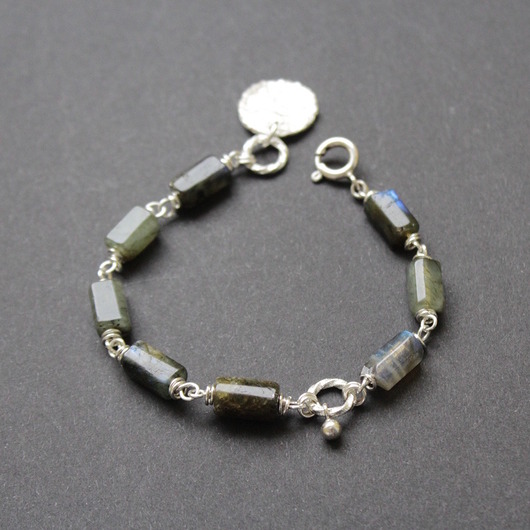 bransoletki z kamieni naturalnych Bransoletka Labrdoryt