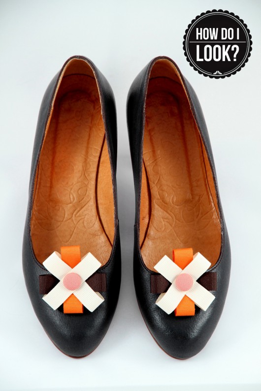 Rosette - Orange - klipsy do butów HowDoILook