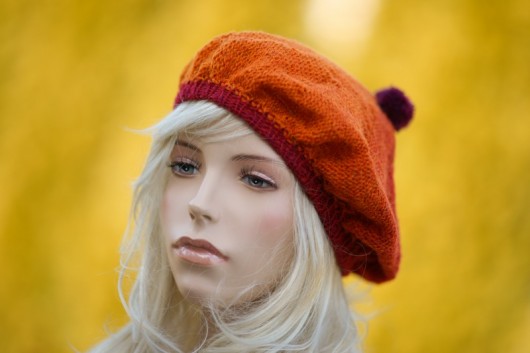 Beret na wiosnę Parisien - Zamówienie HERBE DESIGN