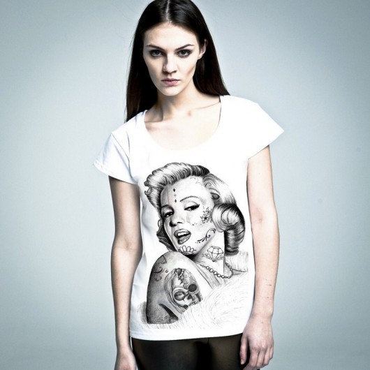 T-SHIRT PORN CORN Marilyn Monroe NOH8 SYNDICATE