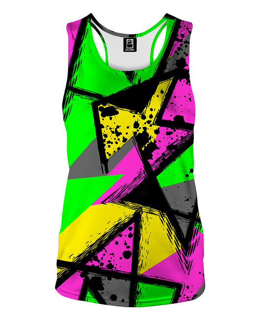 topy damskie DR.CROW Bokserka Abstract Geometric