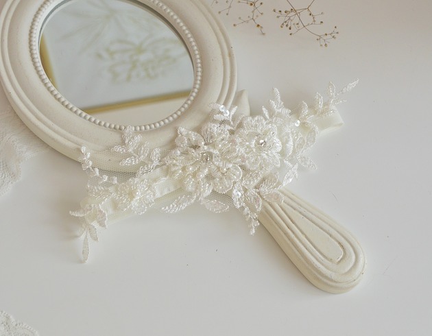 PODWIĄZKA Z KORONKĄ KOLOR IVORY MODEL 411 Anelis Atelier