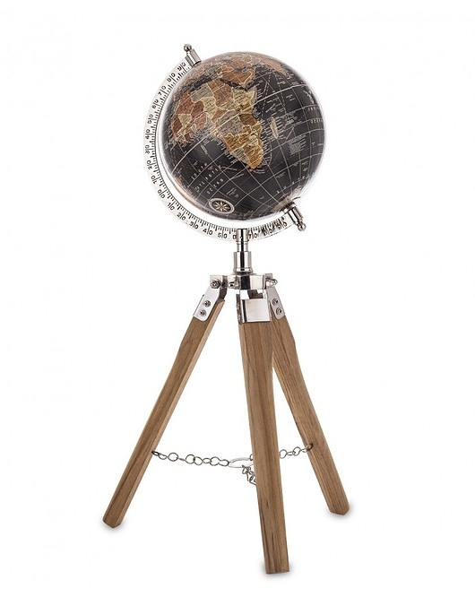 dodatki - różne Globus Dekoracyjny Globus na Trójnogu Mondo
