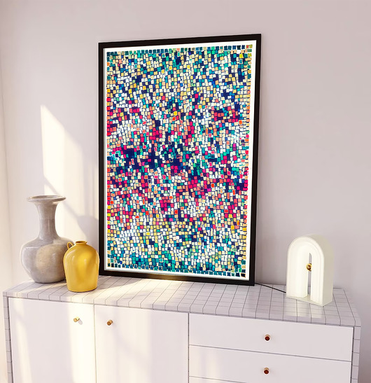 grafiki i ilustracje Mozaika. Plakat