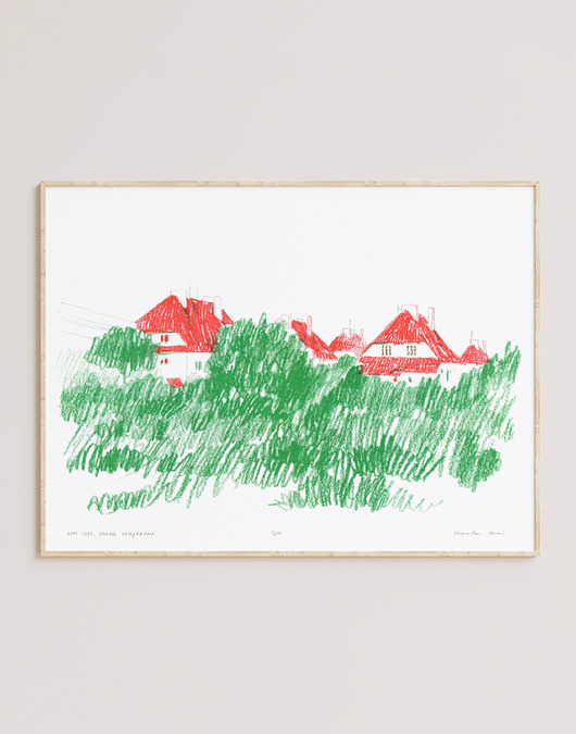 grafiki i ilustracje RISO Osiedle kolejarskie