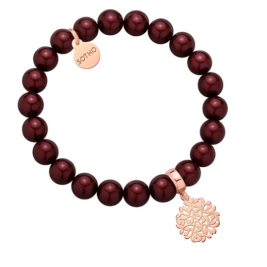 Bransoletka z pereł SWAROVSKI® CRYSTAL rozetka SOTHO